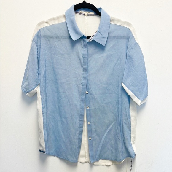 j.Brand short sleeve button down - Picture 1 of 5